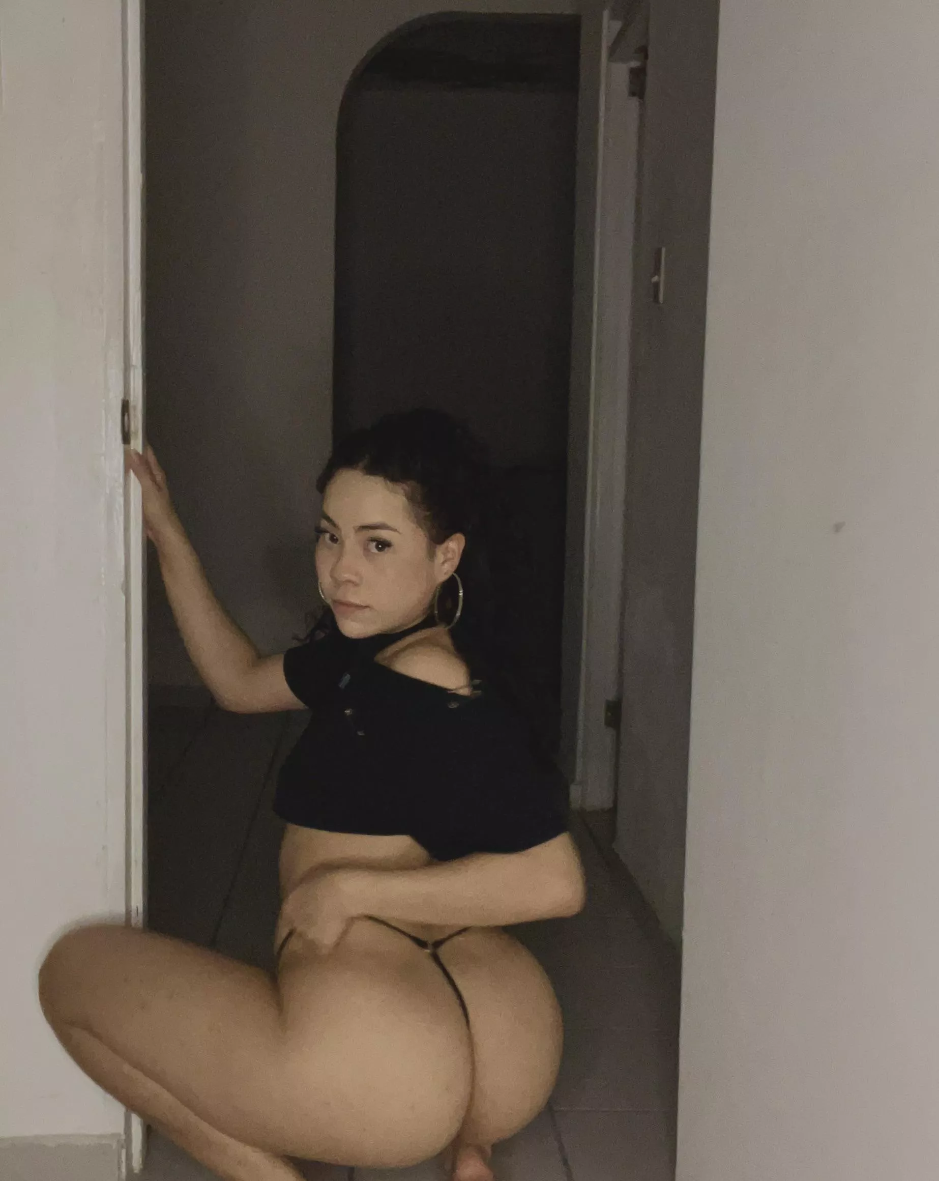 I know that you wish to take off my thong with your teeth. 😇 posted by gianapaolab