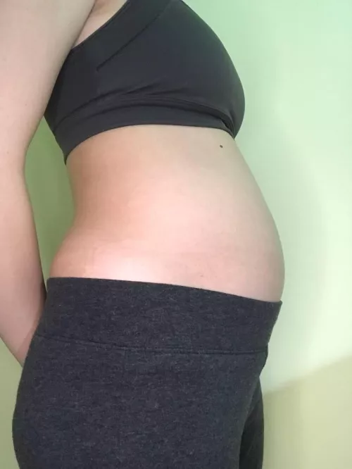 I’m starting to get pretty big. My stomach is stretching so much by asianbellygirl