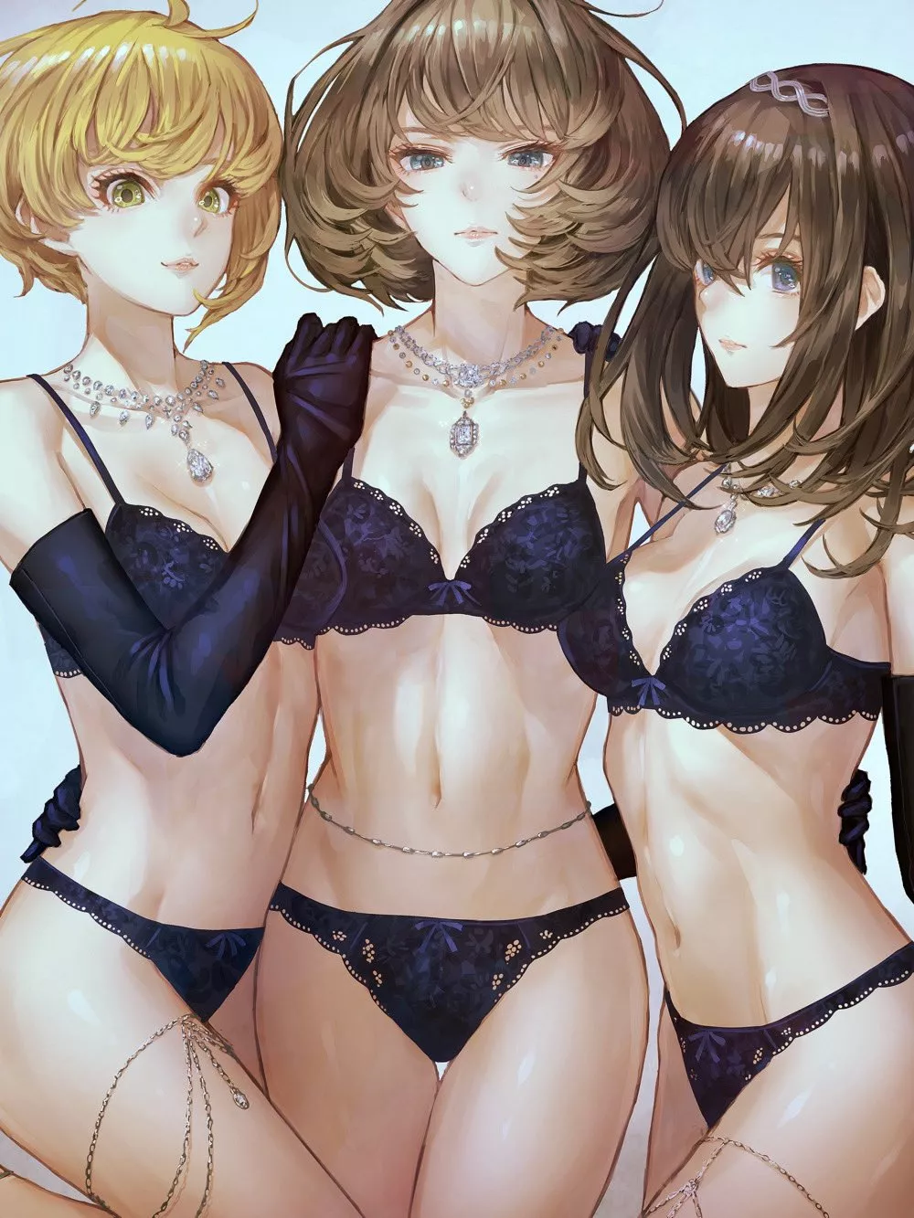 Lingerie Idols [Idolmaster] posted by CheetahSperm18