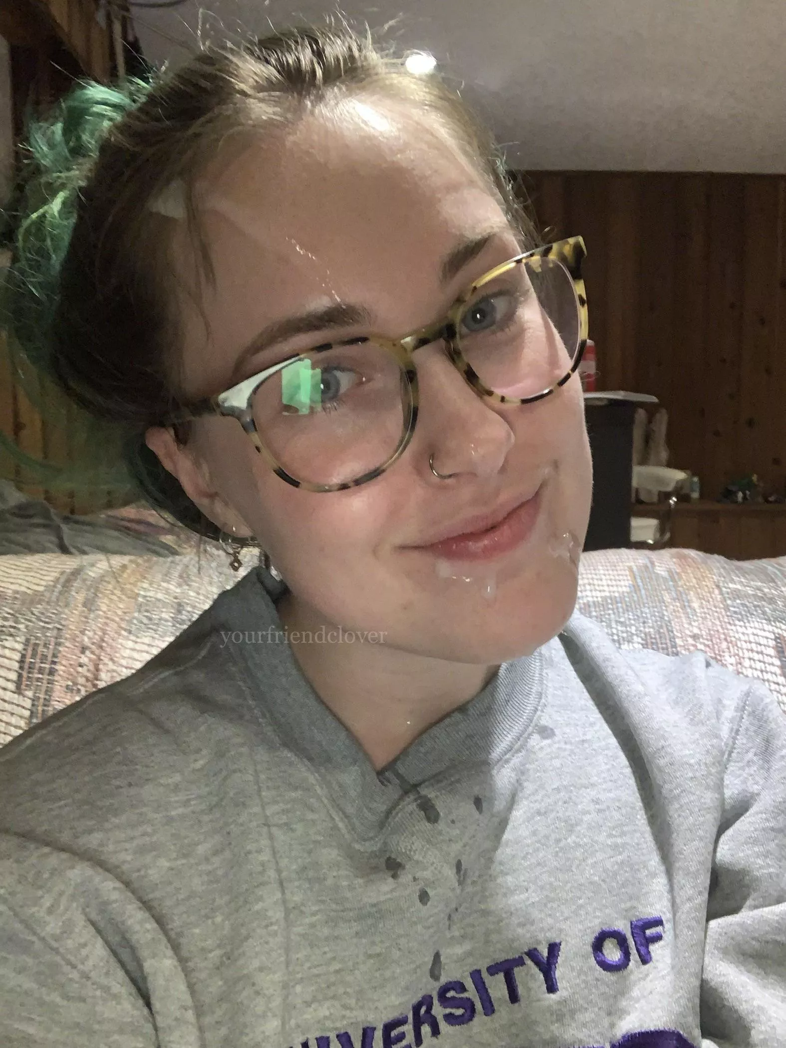Love getting facials with my glasses on posted by yourfriendclover