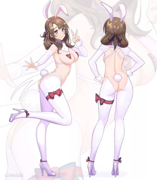 Mamako's reverse bunnysuit by Darkbright90