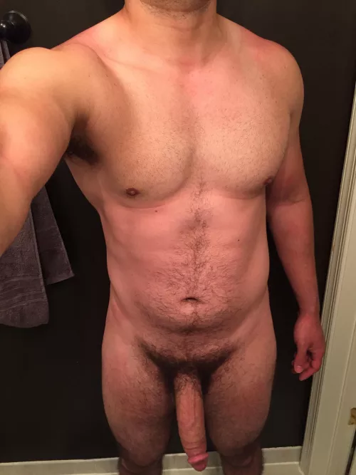 Me and my pubes saying hello 👋🏼 by NJLongJohn97