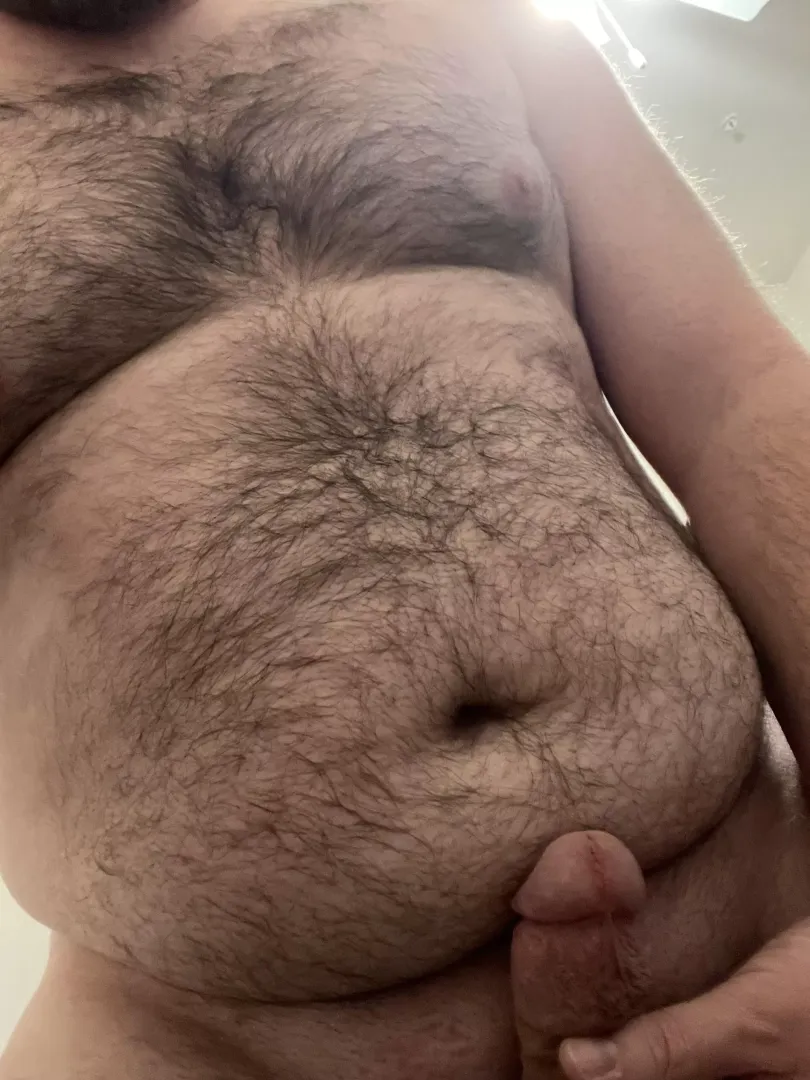 My belly isnt covered in cum, thats a problem only you can fix🥺. Dm me soon i want it bad 👀 by biandchubby