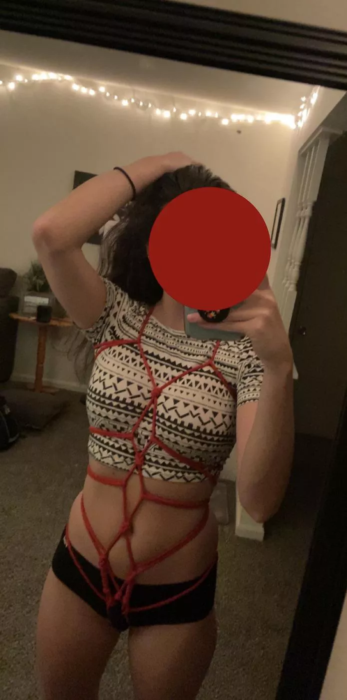 New rope means it’s time to tie a new harness posted by sec0nd1if3