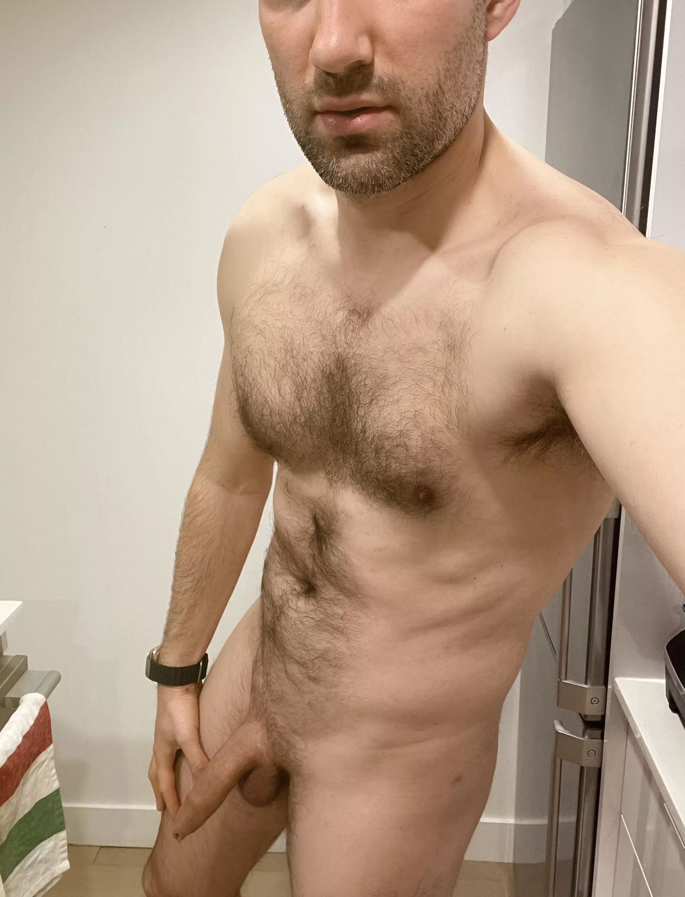 Nothing is better than preparing a meal naked:):) posted by ShowOffGrad