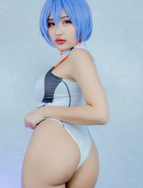 Rei Ayanami from Evangelion by KandyInu by embeddedstocking86
