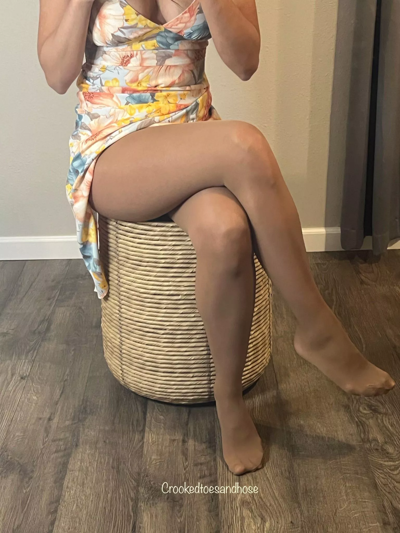 Removed my heels for this one!! posted by Crookedtoesandhose