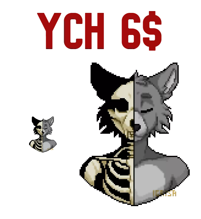 Skeleton YCH 6$ posted by Igrisa
