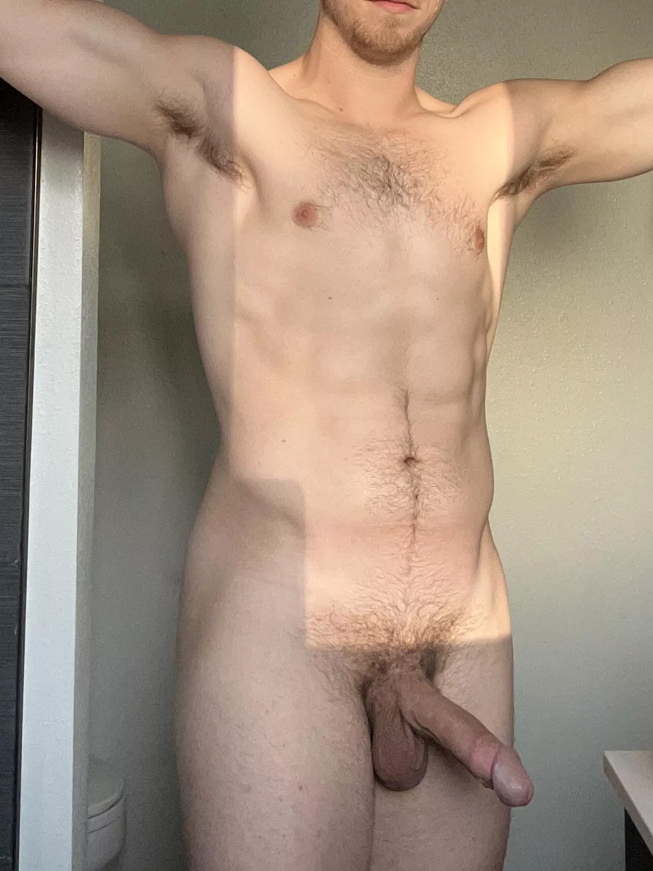 Super sweaty after the game ⚽️ need licked clean. posted by bdprimer