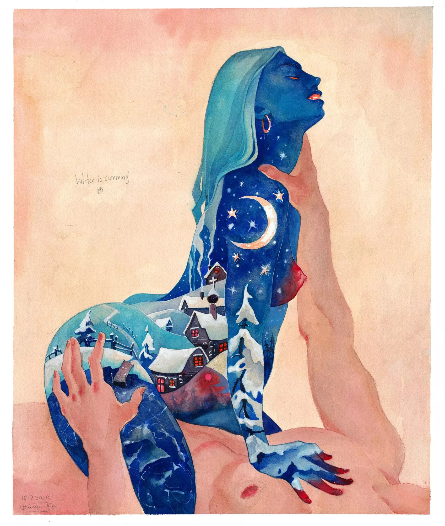 Winter is cumming posted by valeria_ko_art