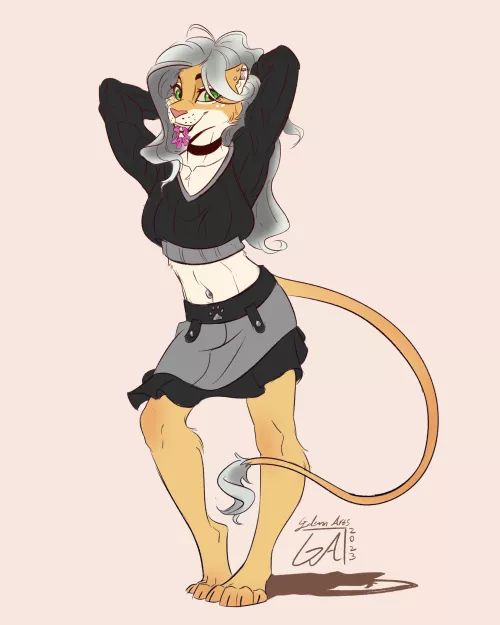 A sketch reward I did for someone on Patreon :) - Art by me🍪 (@ArtsGalinn on Twitter) by Galinn-Arts