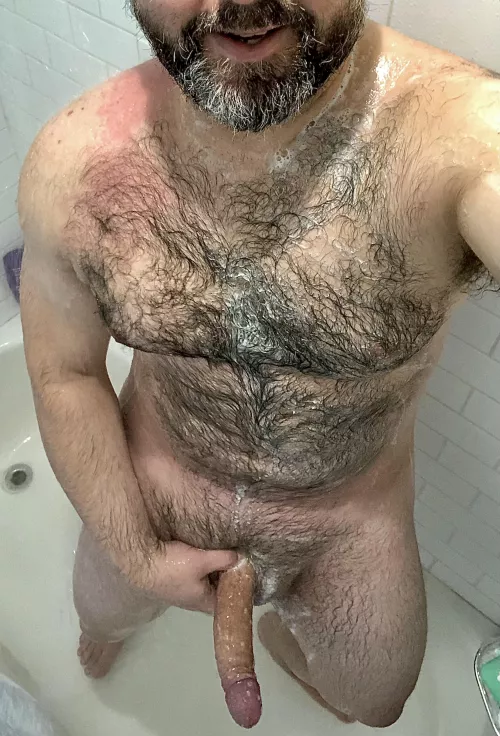 Beard, bath, and beyond boner. by OldnGold80