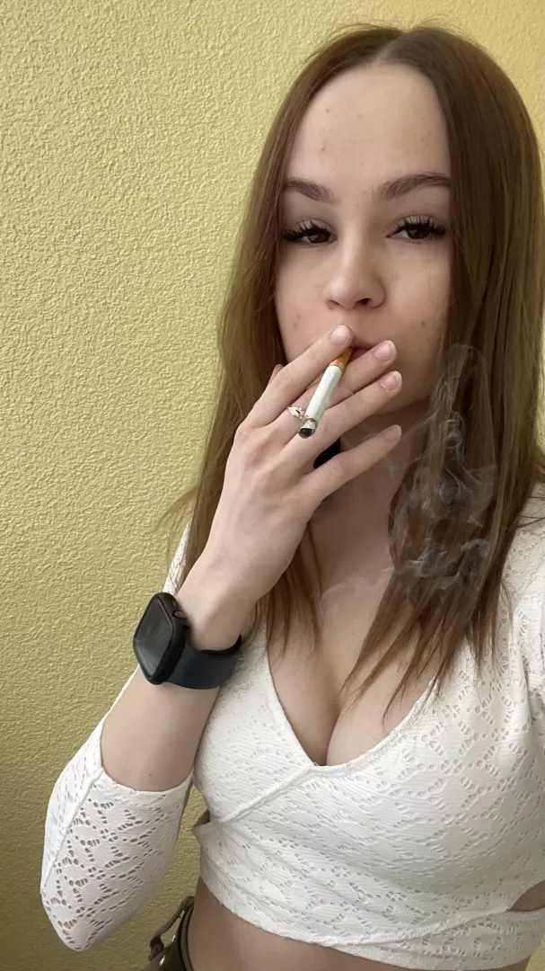 Ciggie and my titties posted by Lizzie_Hues946