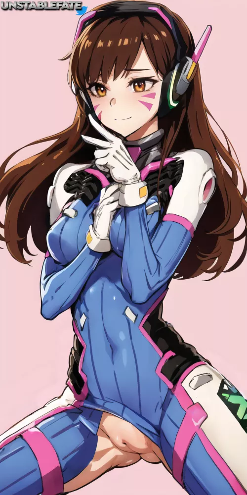 D.VA tore her suit by UnstableFate