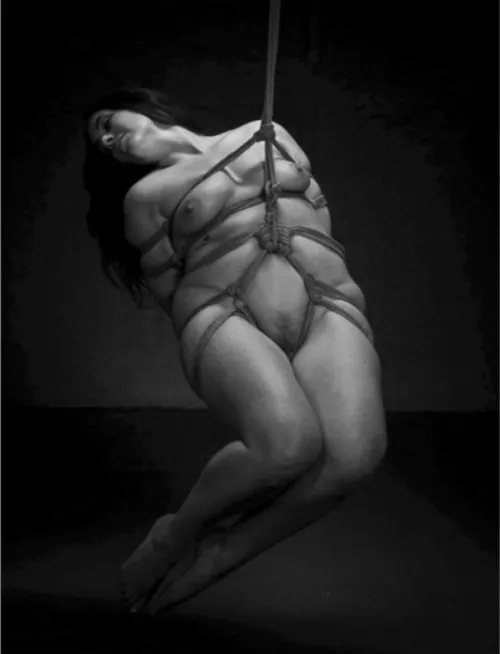 Her curvy body looks epic suspended in rope by Sensual_Dominance80