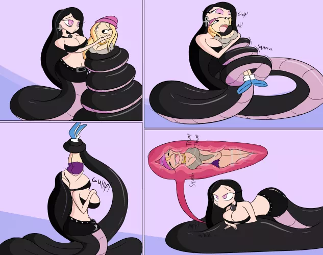 {Image} Swallowed by a goth (Art by JackMunchy) by JackMunchy