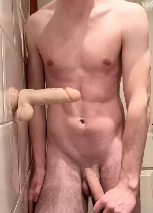 Just a boy with his first toy by Potloodvla