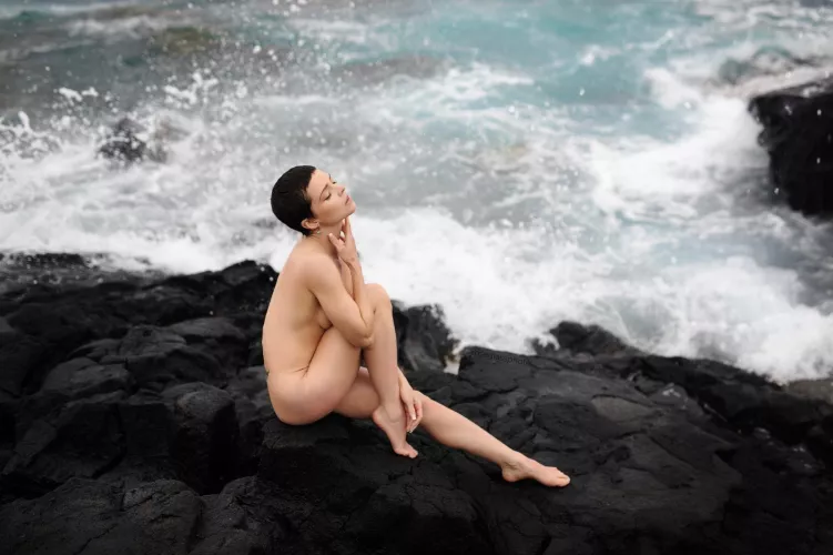 Listening to the waves was so therapeutic by purerebelmodel