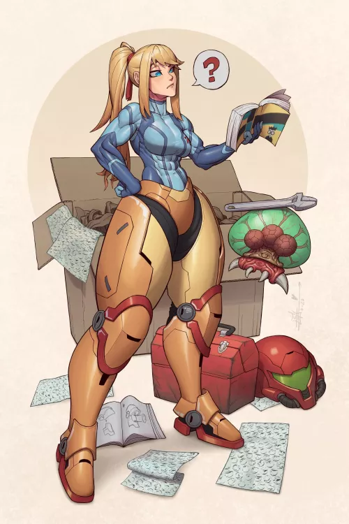 Samus (@JosephVirtuoso) [Metroid] by TheTMoneyMan