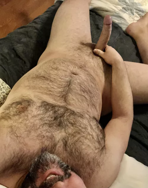 Thick, hairy, with a side of big cock. by OldnGold80