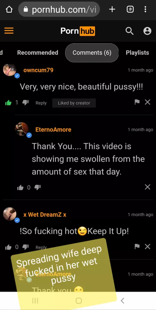 Title below the comments on pic. I have a small fan group. Yay..... by Eteroamore