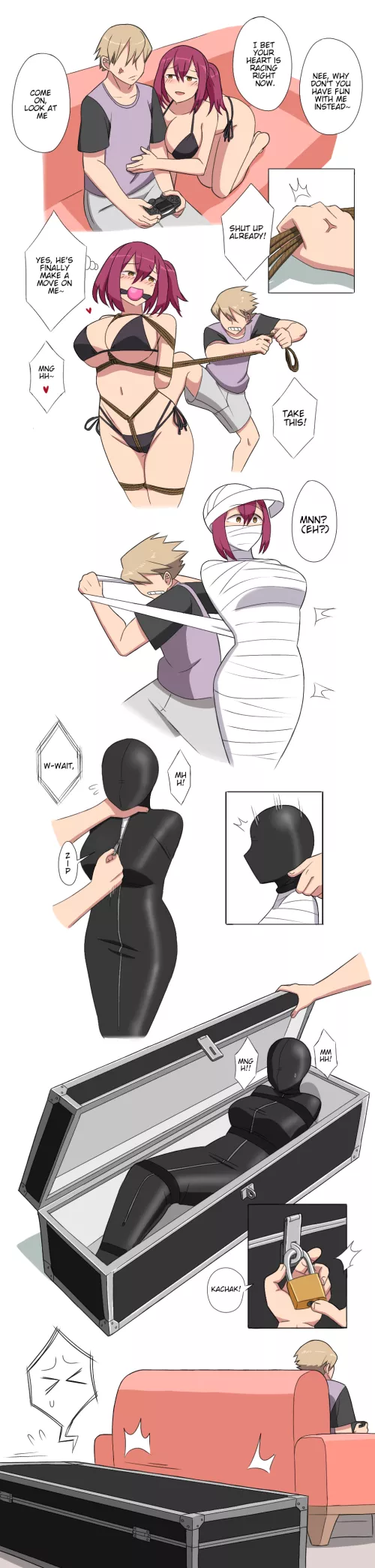 When she interrupts his gaming time (IMBsengirl) by Eropiclover