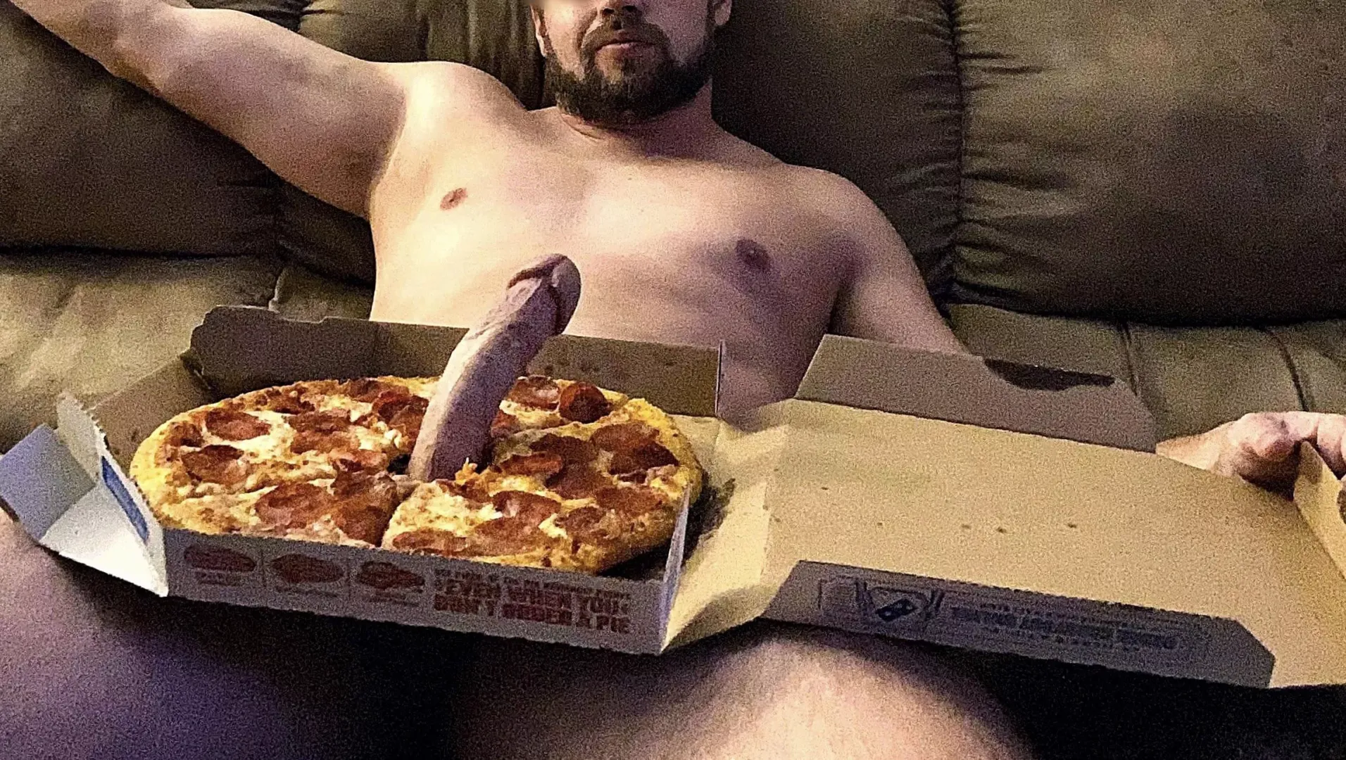 Who ordered the big sausage pizza?? posted by Adorableone_13-1