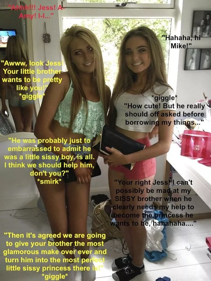 You have been caught little sissy princess 💖 posted by morelessw