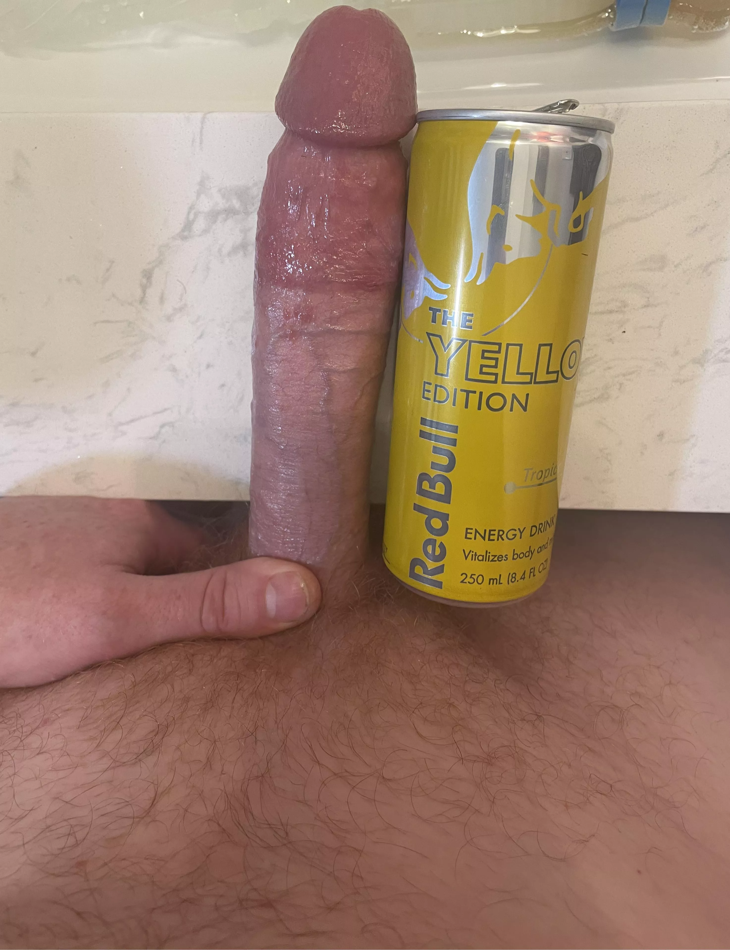 32-M-5’11— I never get any love on here but I’m feeling lucky today. So please rate me 1-10! Red Bull for scale 😂 posted by ClamChopzz
