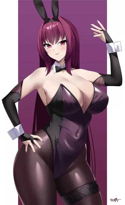 Bunny Scathach [Fate/GO] by CheetahSperm18