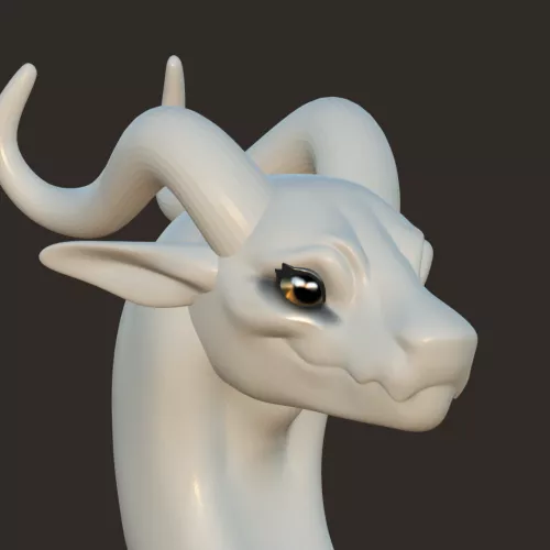 Dragon bust wip! -art by me by animablu