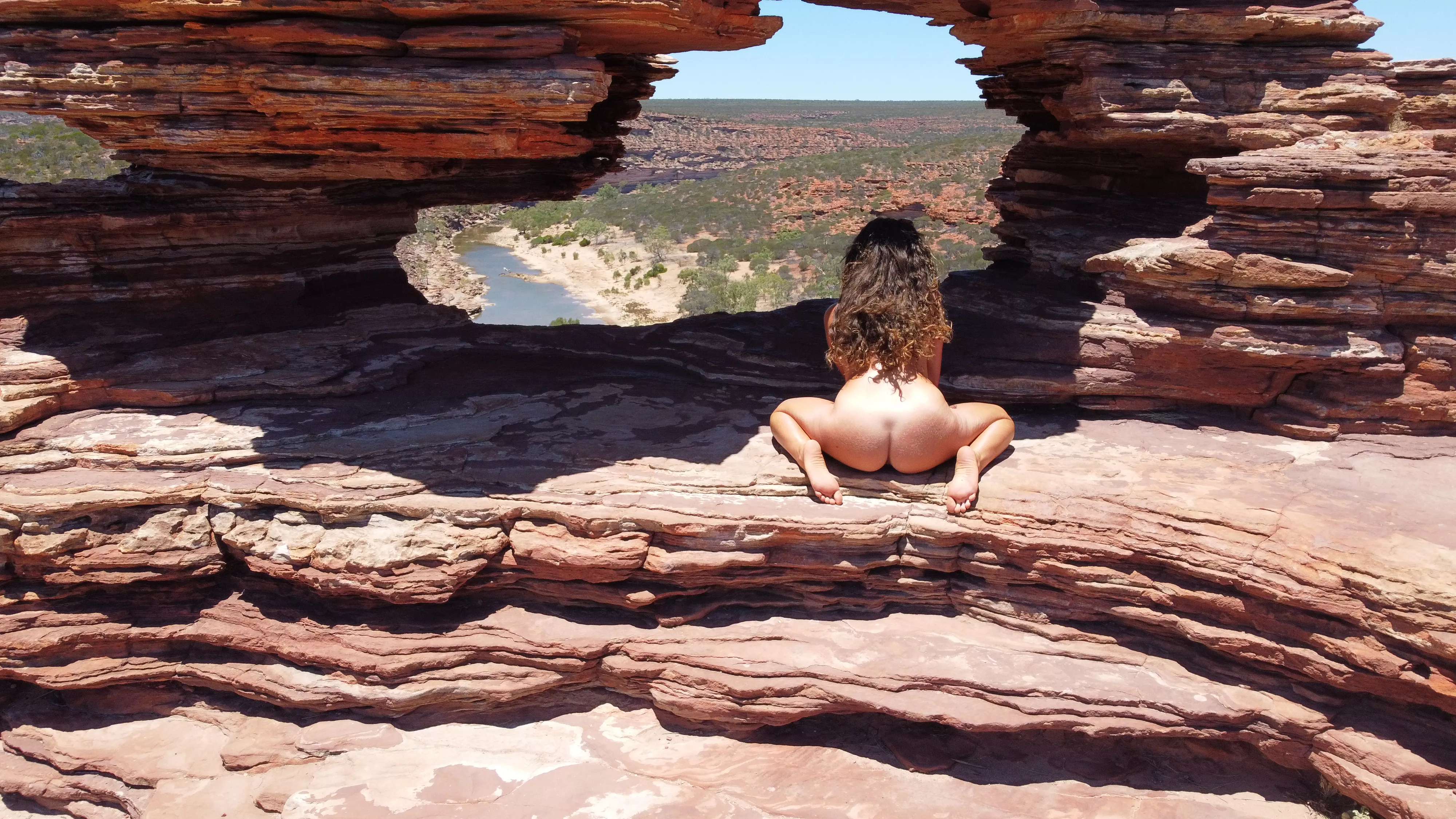 Enjoying the view on one of my hikes posted by Bella-Fiore