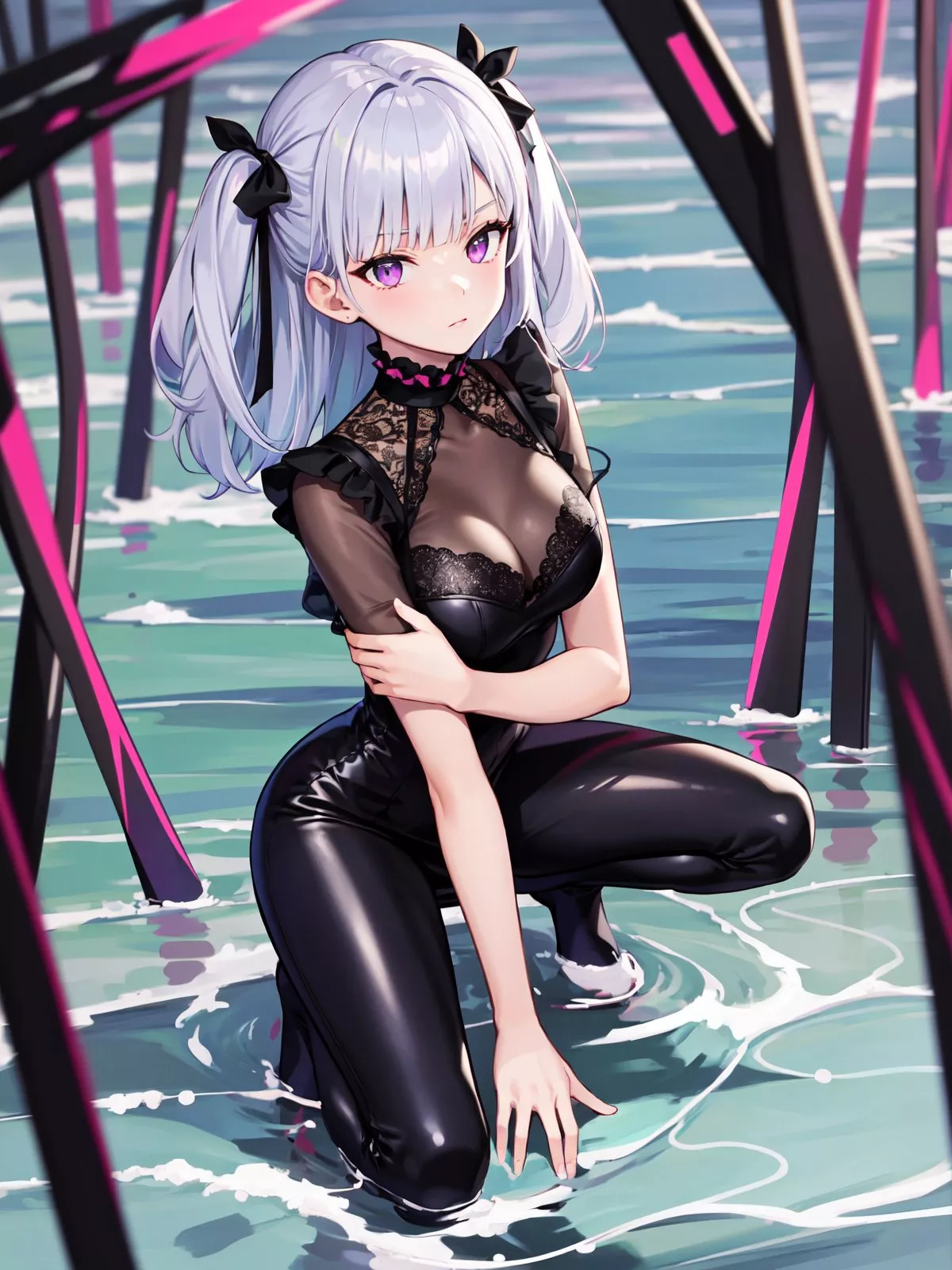 Frilly & Formal Latex posted by CheetahSperm18