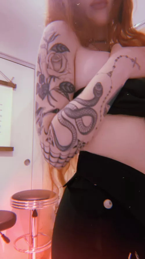 How do you like my tattoo?🕷 by SeleneSeven