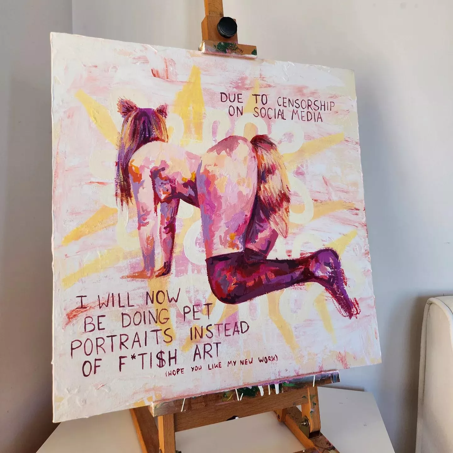 'I am a pet portrait artist' by me posted by ham-sandwitch47