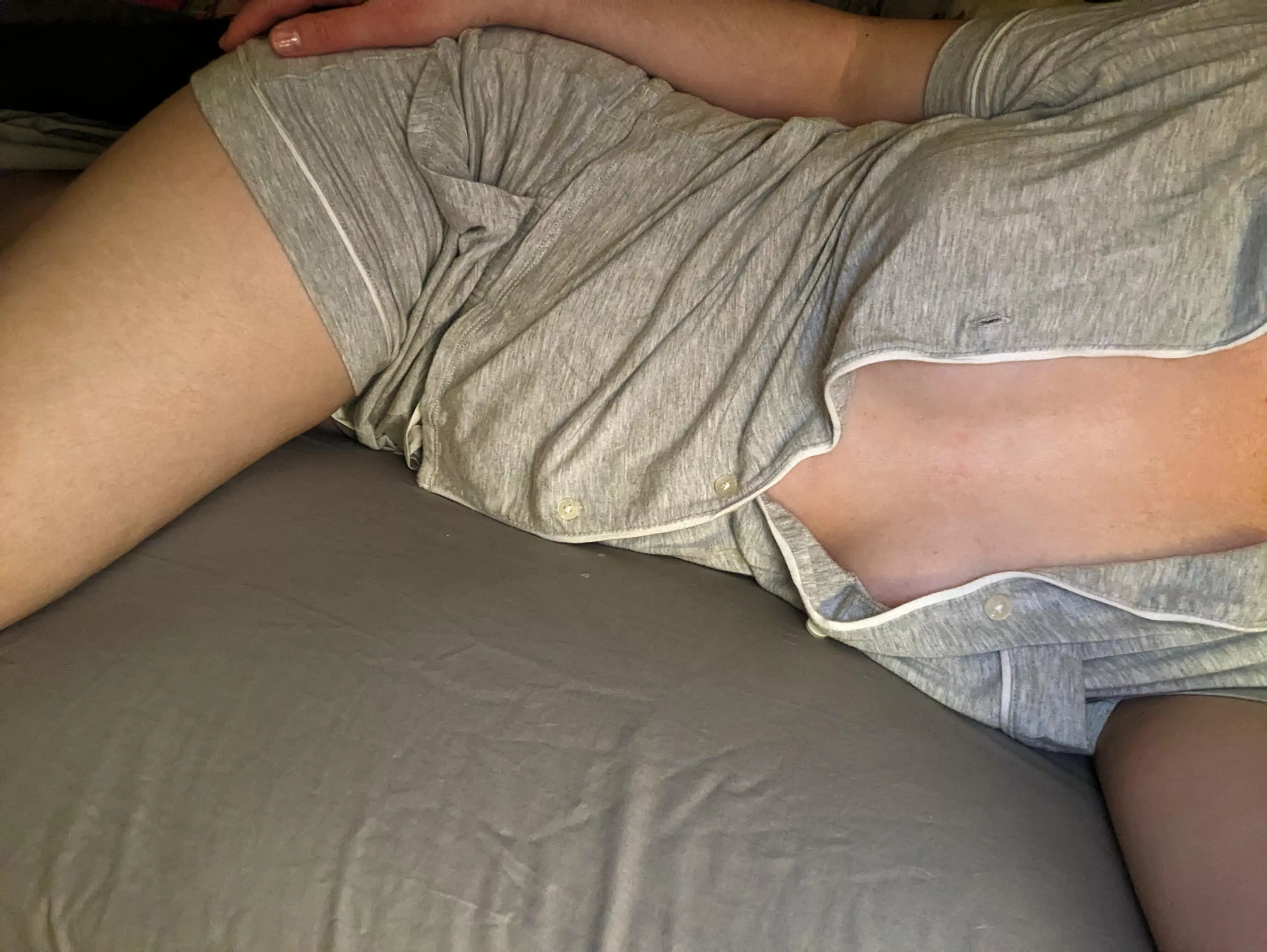 I love these PJs, so soft. posted by SwivellingLeopard