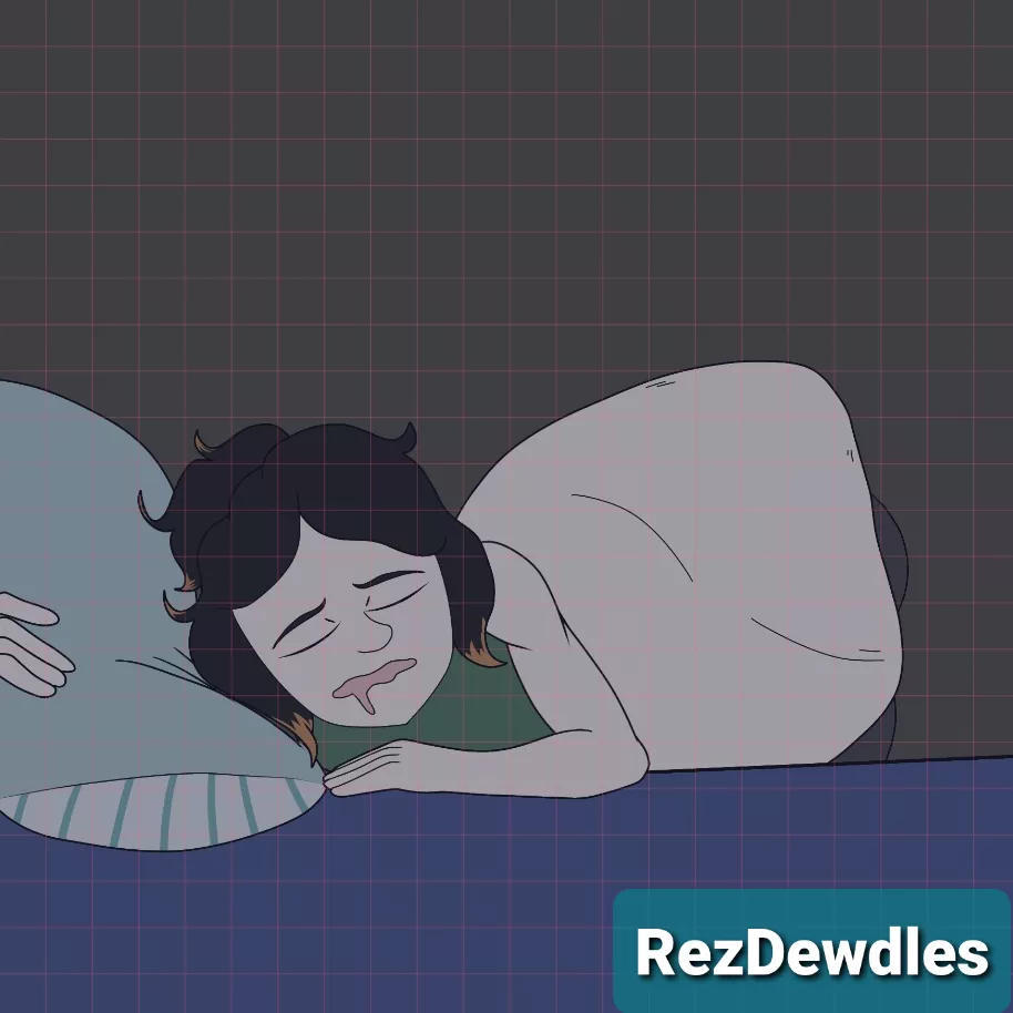 {Image} Vivian's Sleep-Eating (Art by RezDewdles) posted by RezDewdles