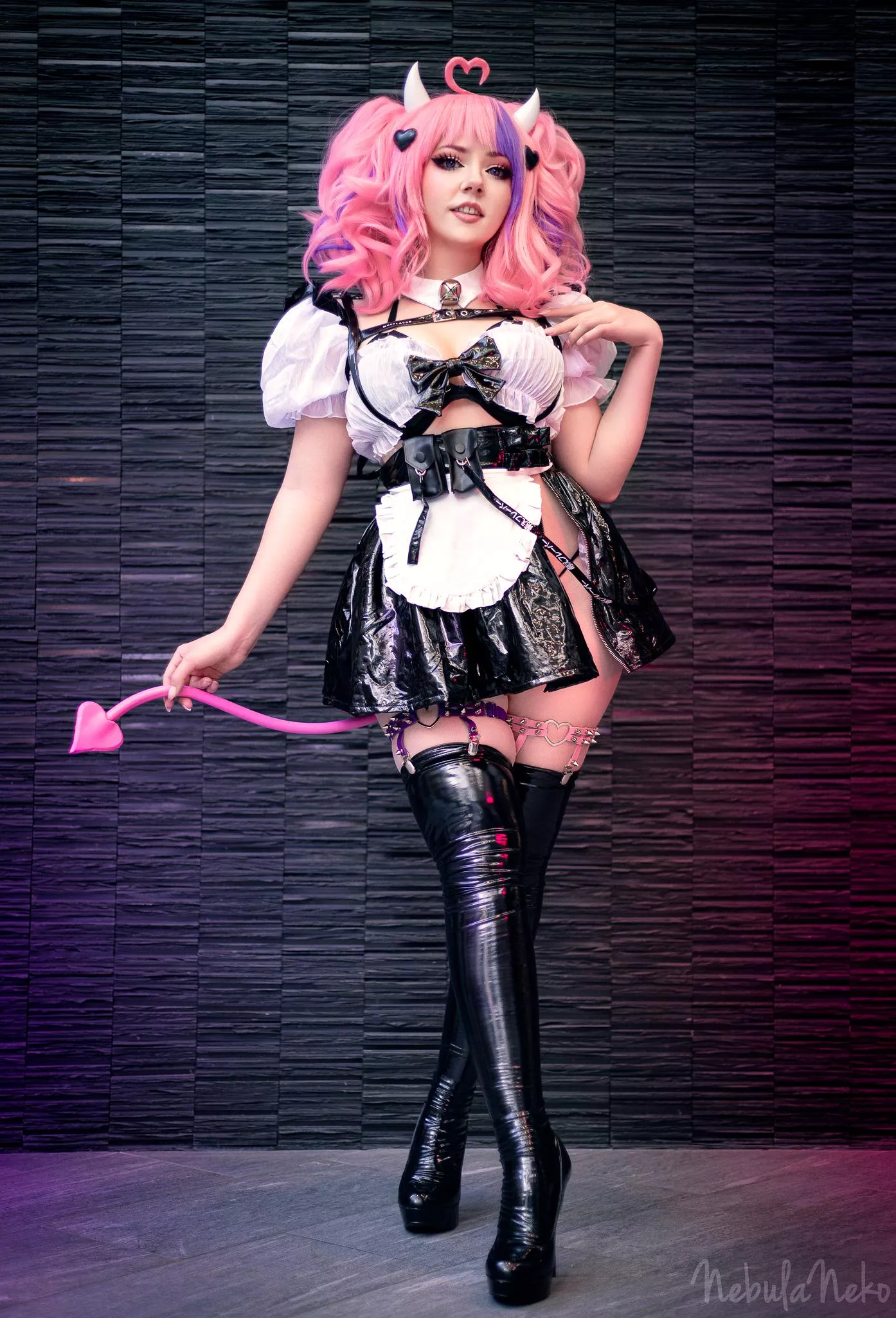 Ironmouse Moeflavor maid cosplay by NebulaNeko posted by NebulaNeko
