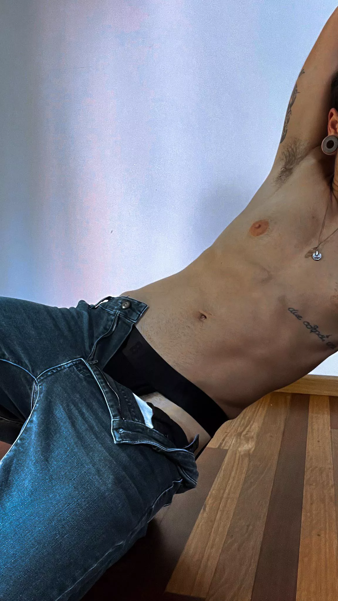 Jock strap and jeans 🔥 posted by steady_enigma