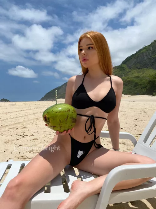 Maybe next time I should go to a nudist beach? hmm.... by Mylinabright