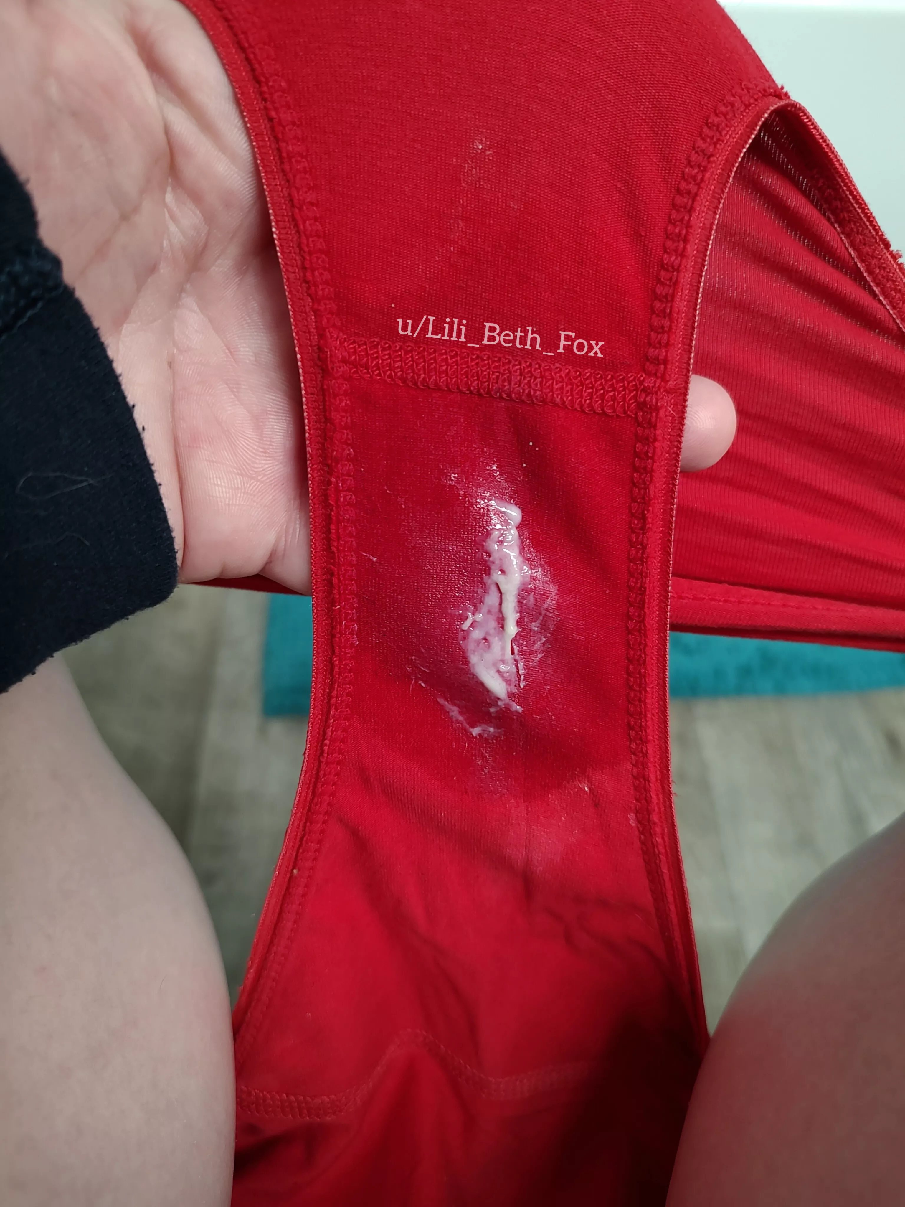 Nothing better than soaked and sticky cotton. [OC] posted by Lili_Beth_Fox