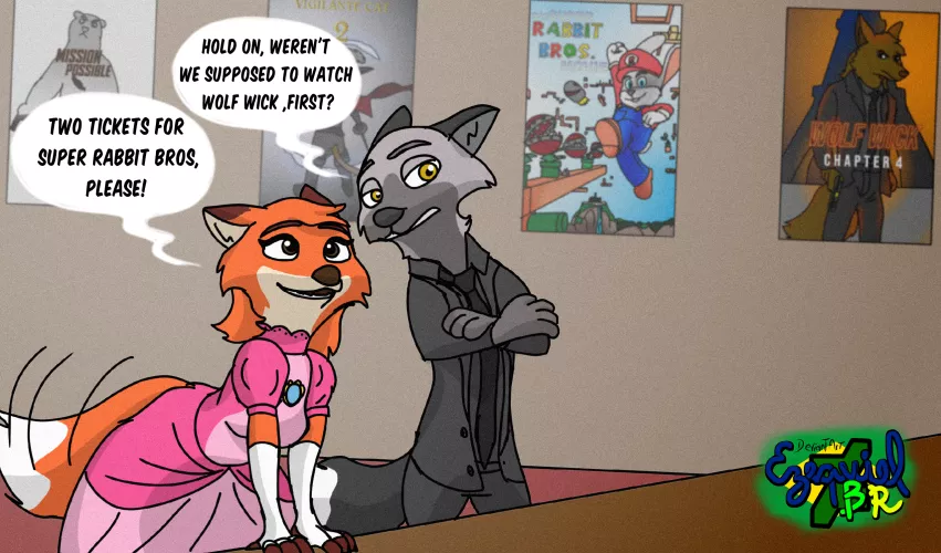 Raposinha and Jonny at Cinema by EzequielBRart