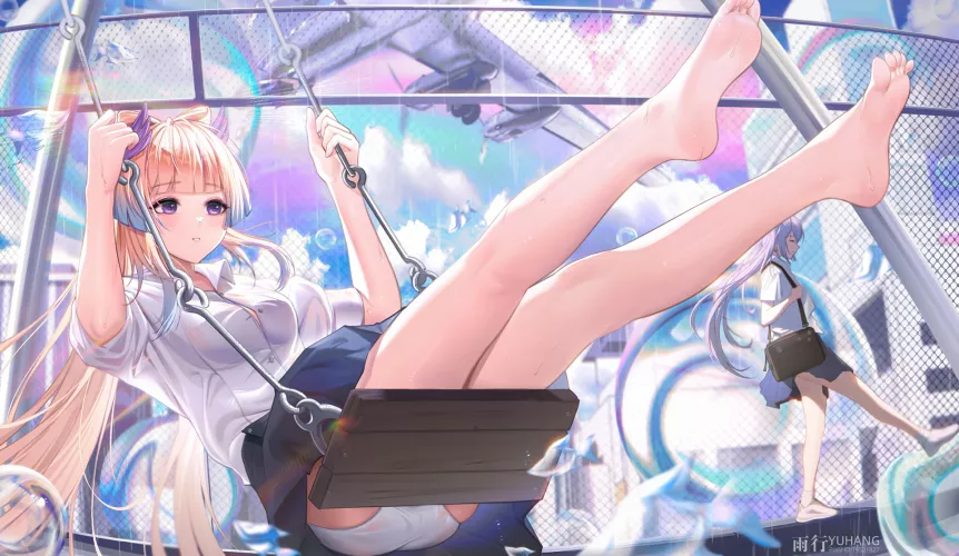 Swinging Kokomi [Genshin Impact] by AluminiumGnat