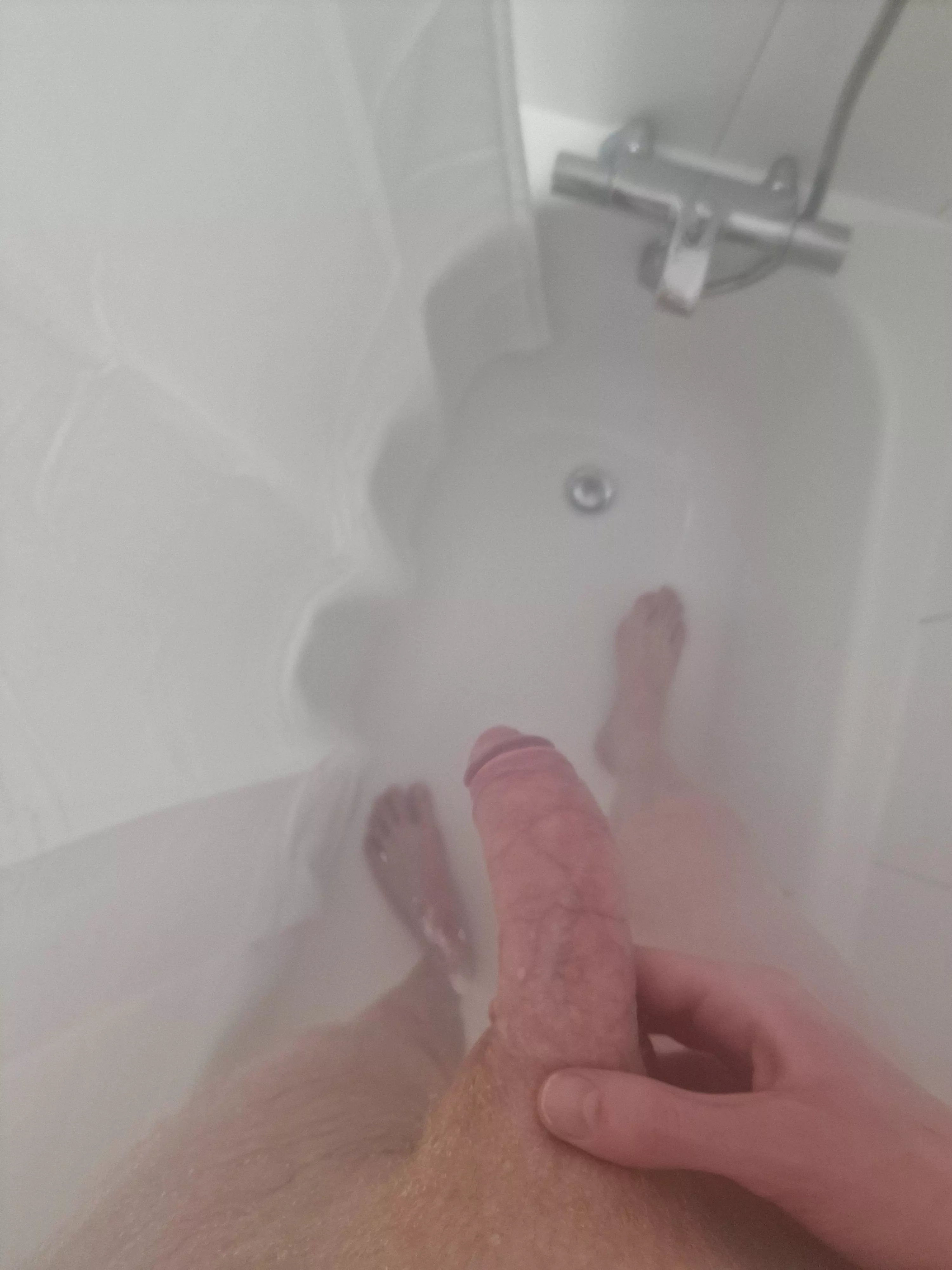 Warming up in the shower... posted by throw_sendnudes_away