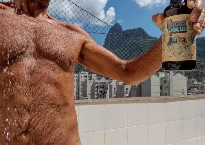 Was just taking a shower beer when someone infur-d I'm hairy , so I thought I should hang out here for a while,lol by boyfrombrasil12