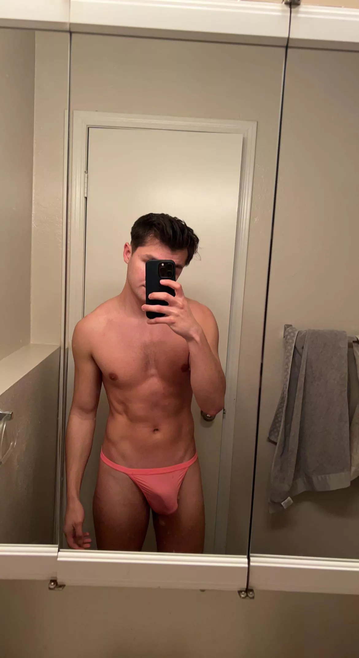 Anyone like a hung boy in a thong? posted by kscollegetwink