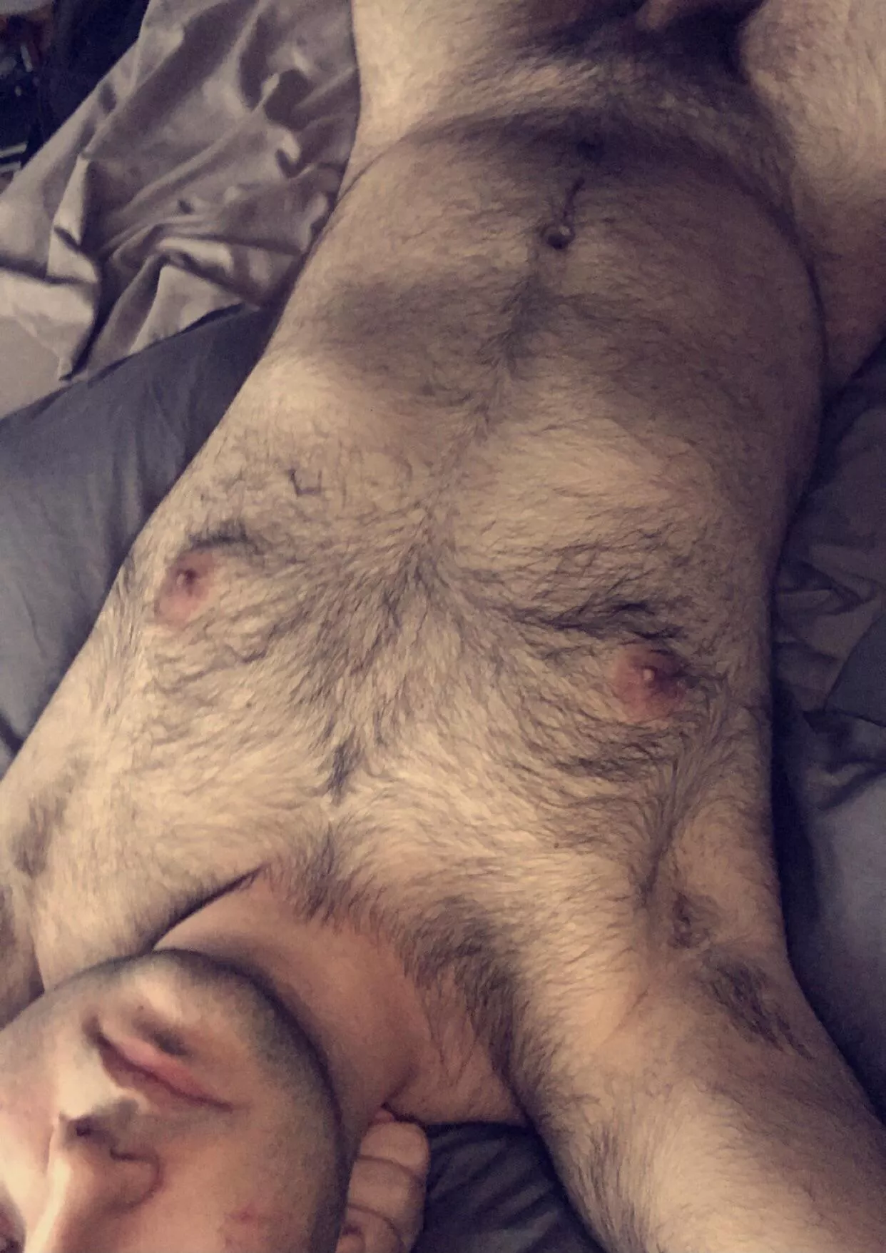 Bad pic but I’m only getting hairier posted by SuckerSucker04