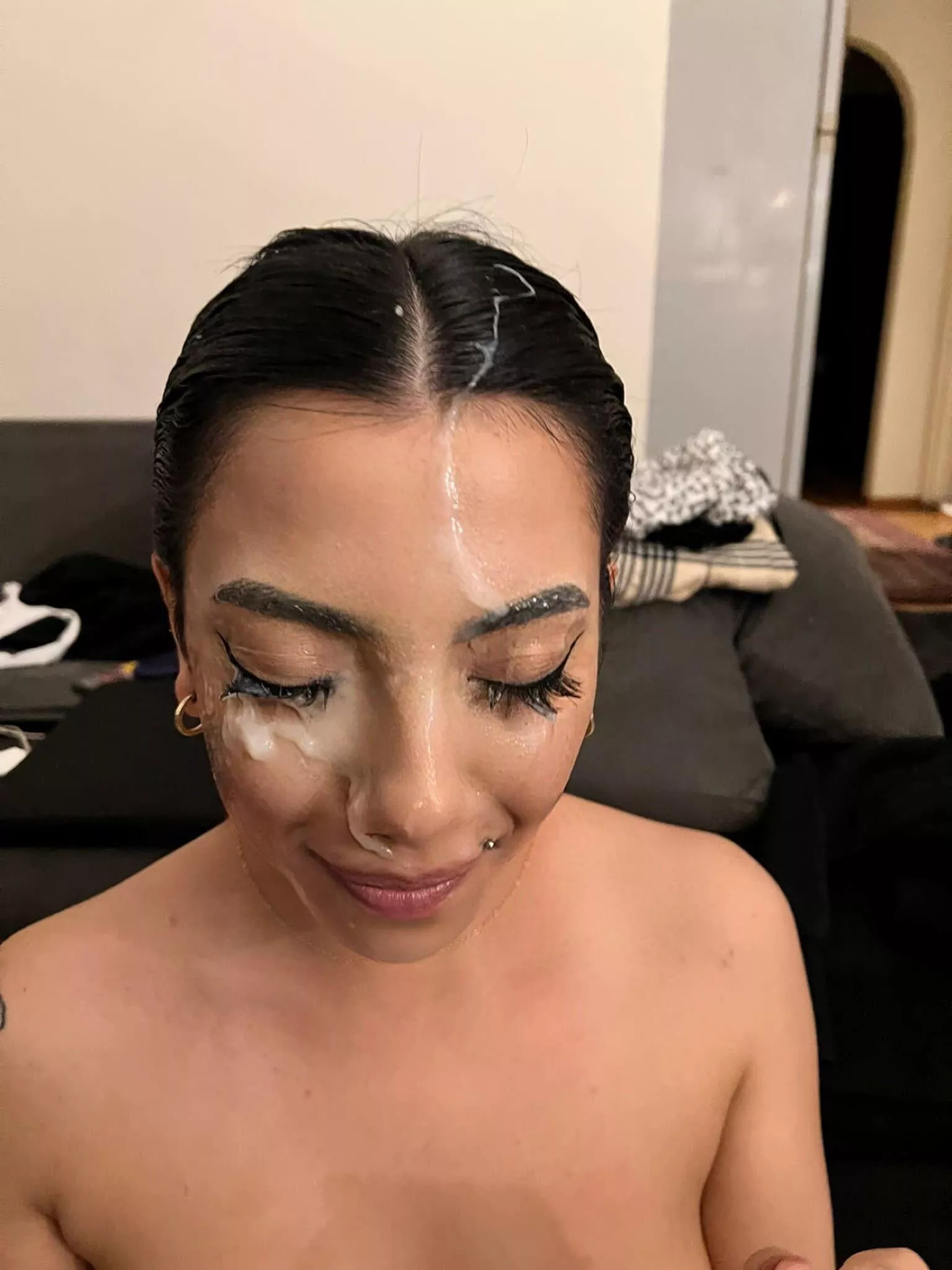 covered her face posted by thickdude61