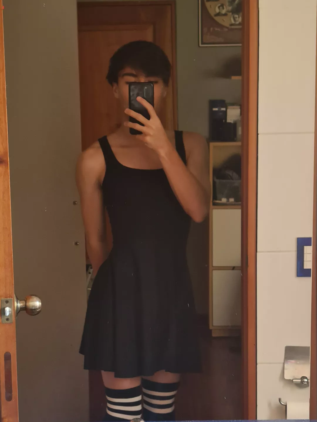 First time in a dress posted by Caifas00
