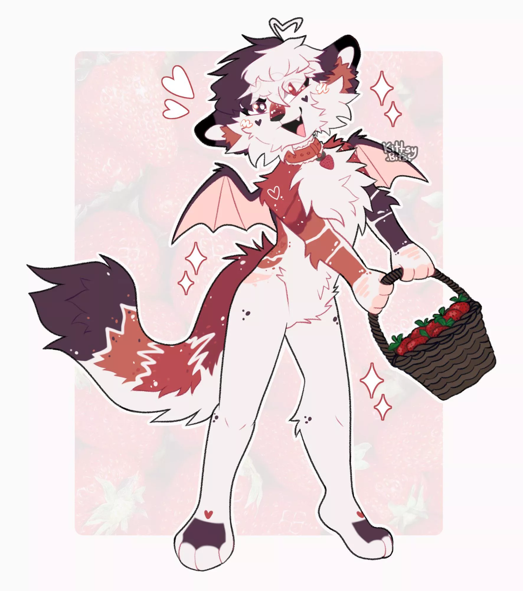 Fullbody art piece for vixifur on instagram! (Art by me) posted by Kittsybits